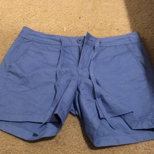 Blue hiking shorts